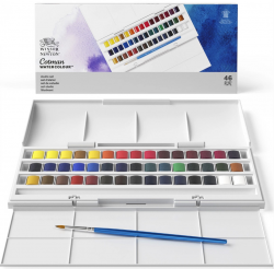 WINSOR & NEWTON COTMAN STUDIO-SET 45 X HALVKOPPAR